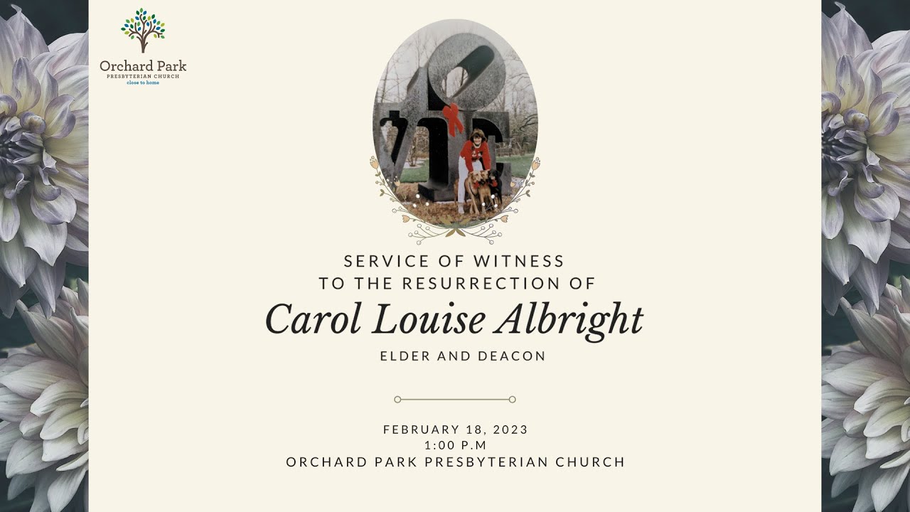 Carol Albright Memorial