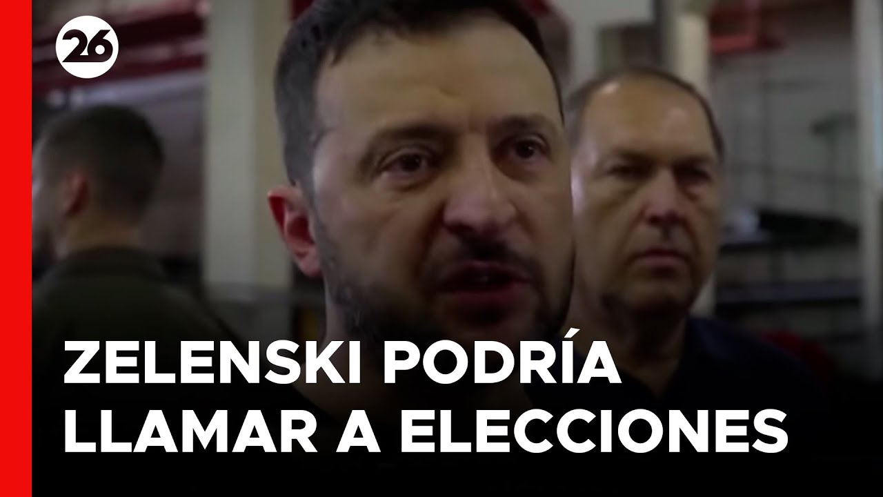 UCRANIA | Zelenski estudia celebrar elecciones presidenciales en 2025
