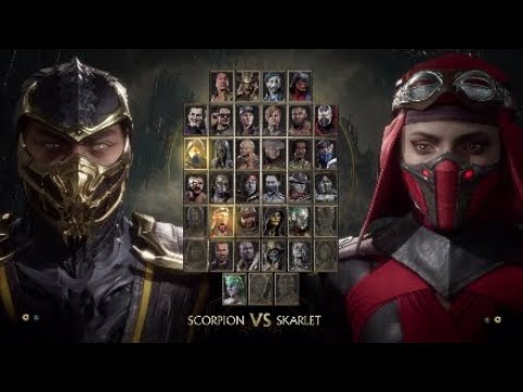 Mortal Kombat 11 Ultimate Scorpion vs Skarlet VERY HARD