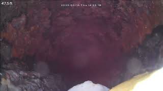 Sewerscope inspection on property 584 NW. 65th St.