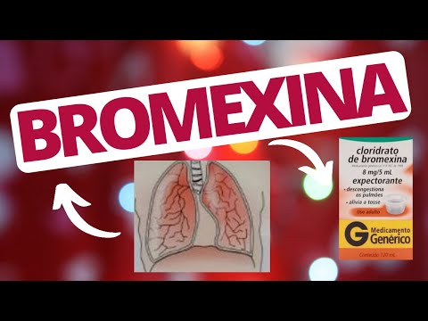 BROMEXINA: Apresentação, mecanismos de ação, indicação, contraindicação, reações   e interações.