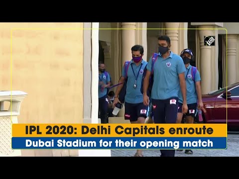 IPL 2020: Delhi Capitals enroute Dubai Stadium for their opening match