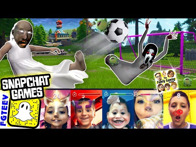 Snapchat Filtre De Jeux Fgteev De La Famille Des Jeux De Defi