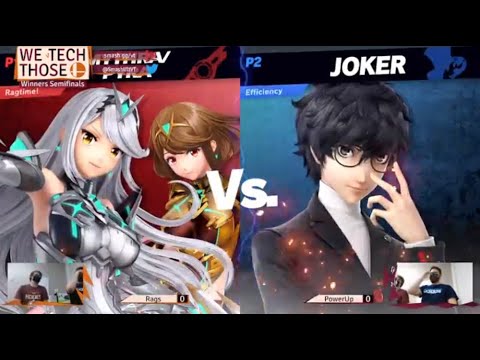 We Tech Those #66 Rags (Pyra/Mythra) vs PowerUp (Joker, Mario) Winners Semis