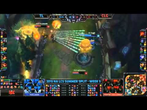 TL vs CLG - Game 1 Highlights - Week 5 NA LCS SUMMER 2015