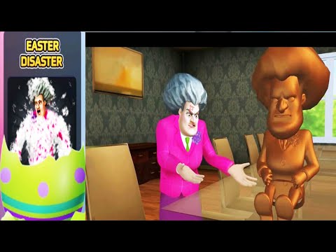 Scary Teacher 3D - New Chapter Happy Easter - Easter Disaster New level