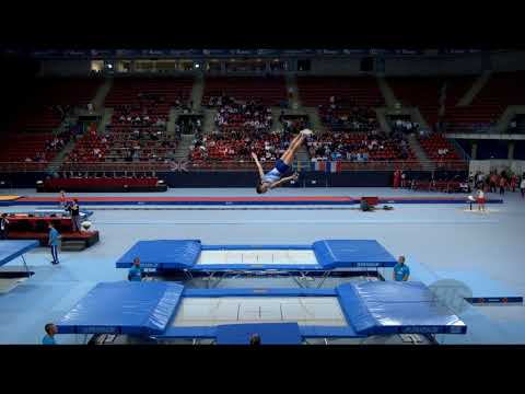 ILYINYKH Mikita (BLR) - 2017 Trampoline Worlds, Sofia (BUL) - Qualification Trampoline Routine 1