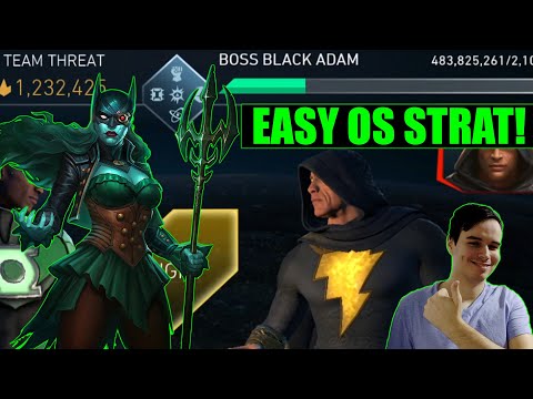 Getting Revenge On Boss Black Adam (Easy OS Strategy) Injustice 2 Mobile