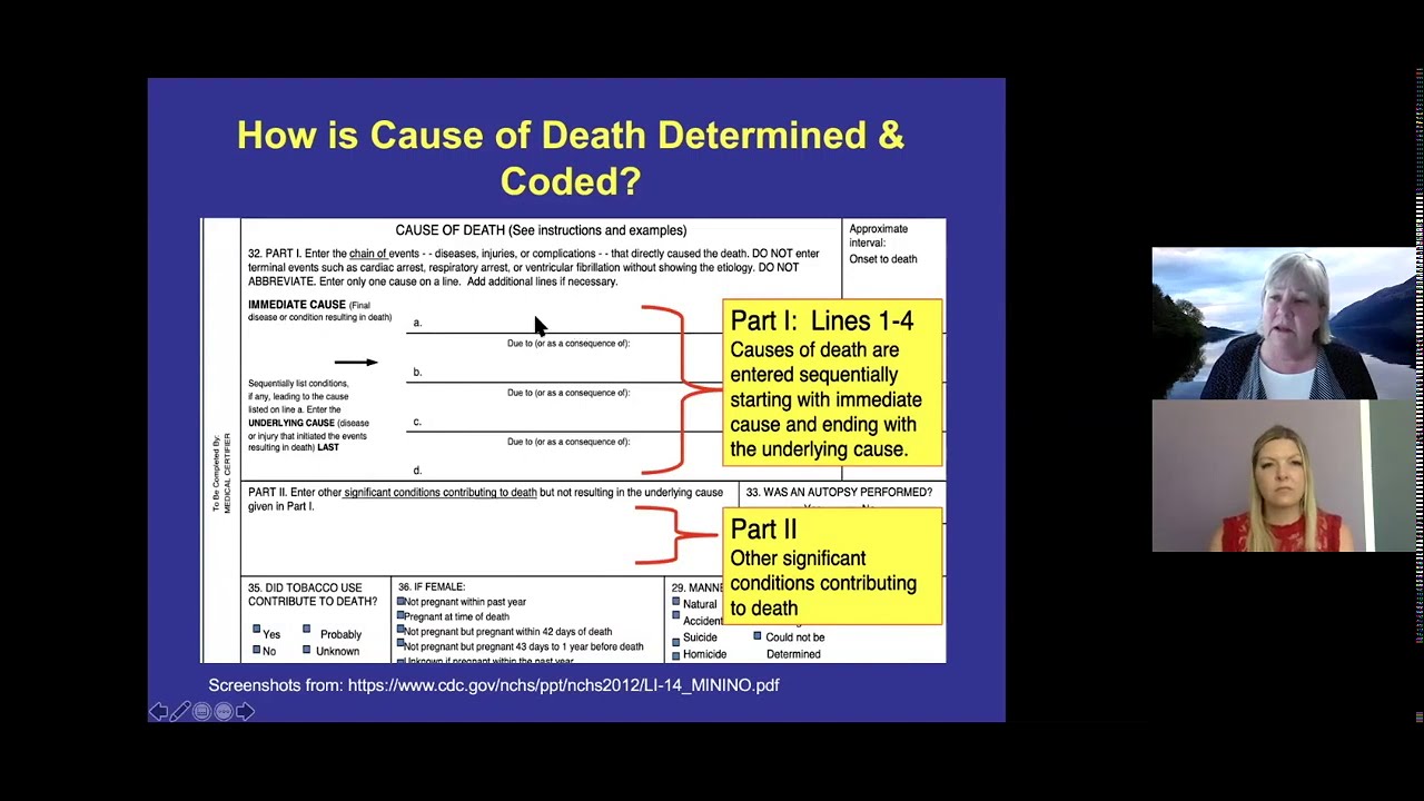 How is Cause of Death Determined & Coded (8/21/2020)
