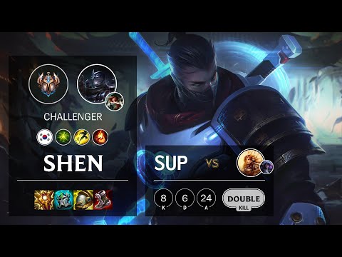 Shen Support vs Leona - KR Challenger Patch 10.25b