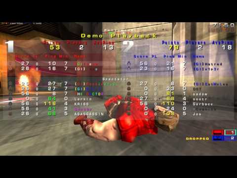 Quake 3 OSP: [GI] 2v2 q3wcp18 - yesh(POV) and boo vs. endo and v1p3r - game3