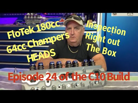FloTek Head 180cc 102505 out the box inspection, for the C10 engine build #FloTek #review