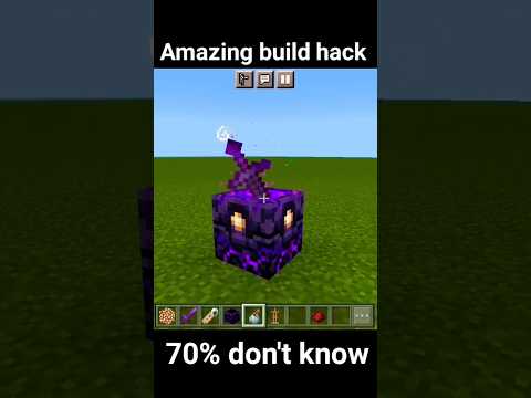 Insane Minecraft Build Hack You Won't Believe! #shorts