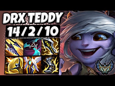 Tristana vs Sivir ADC [ DRX Teddy ] Korea Challenger 25.7 ✅