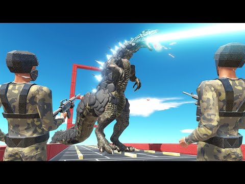 GODZILLA Attacks Golden Gate Bridge - Animal Revolt Battle Simulator