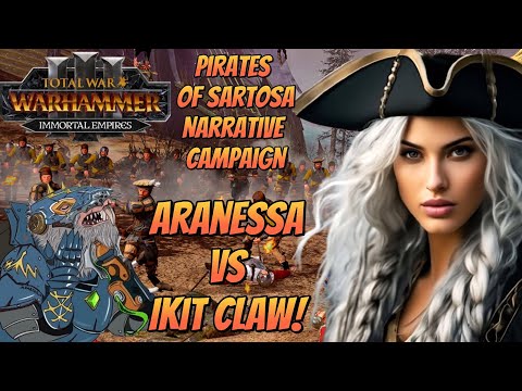 IKIT CLAW AMBUSHED! Aranessa Saltspite Modded Lets Play Campaign I Total War Warhammer 3