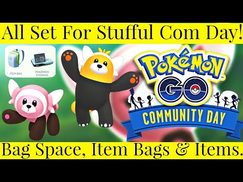 All Set For 😍 Stufful ✨ Community Day ✨ Grind Pokemon Go | Community Day April 2022
