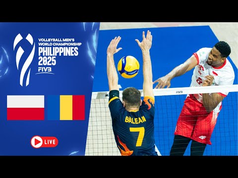 Poland 🇵🇱vs🇷🇴 Romania | FIVB Men’s World Championship 2025 | Quezon City, Philippines