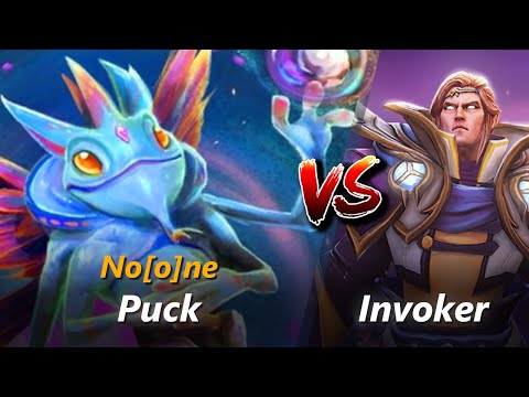 How to Puck mid vs Invoker (feat. No[o]ne) | First 10 minutes