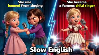 She Was Banned From Singing...Now She Became A Famous Child Singer | Slow English (Level A2)
