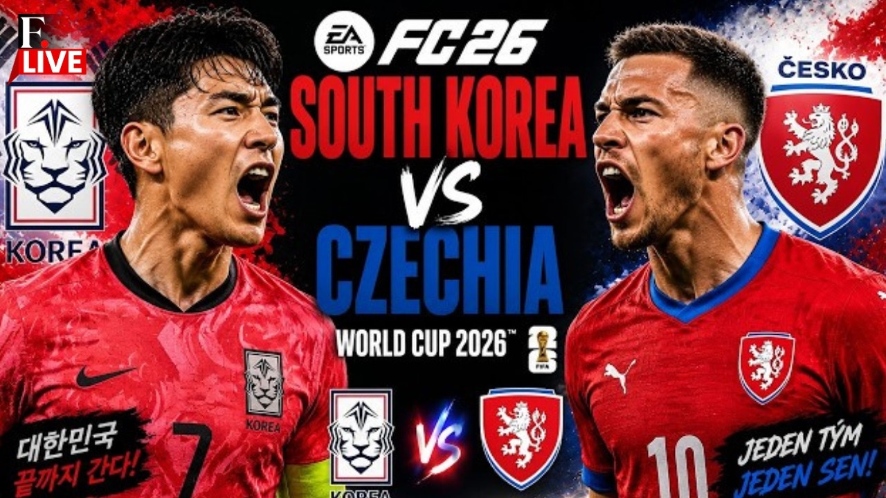 🔴 FIFA WORLD CUP South Korea VS Czech Republic LIVE | World CUP 2026 | MEXICO STADIUM | FIFA 2026