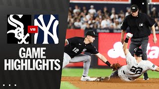 White Sox vs. Yankees Game Highlights (9/23/25) | MLB Highlights