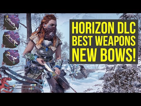 Horizon Zero Dawn Best Weapons INSANE BOWS  (Horizon Zero Dawn Frozen Wilds - Horizon Zero Dawn DLC)