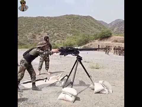 Pak Army 12.7mm Admg in Action#shorts