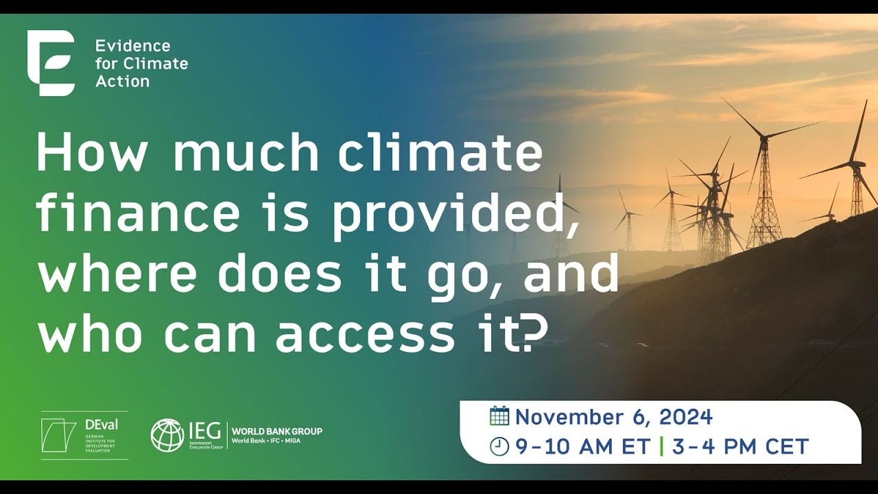 How much climate finance is provided, where does it go, and who can access it?