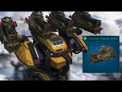 War Robots - NEW Halloween Weapon “Glacier” On The Behemoth! | MK2 Performance Gameplay