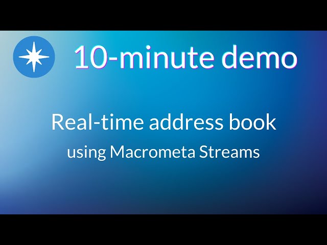 Macrometa product / service