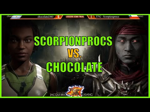 SCORPIONPROCS VS CHOCOLATE - LIU KANG, KABAL VS JACQUI - HADOUKEN DOJO GAMER TOURNAMENT MK11