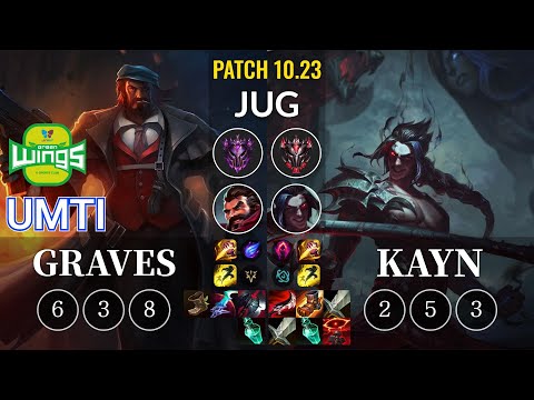 JAG UmTi Graves vs Kayn Jungle - KR Patch 10.23