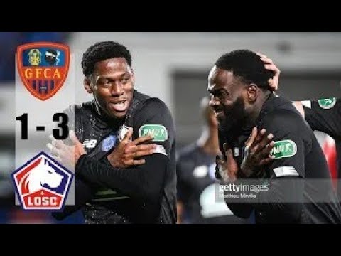 GFC Ajaccio vs Lille OSC 1-3 Score du match