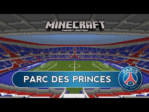Droid Gameplay - Minecraft - Parc des Princes - PSG Stadium + Download (MCPE)