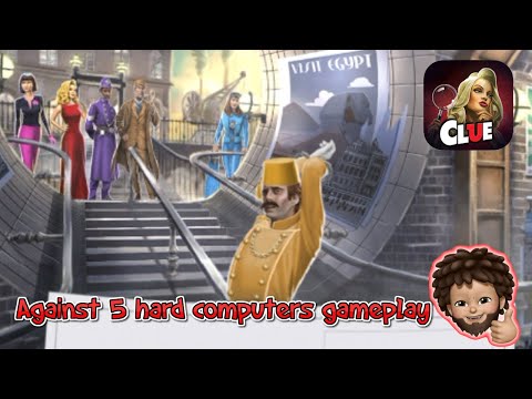 Clue: Hasbro's Mystery Game+ - Very hard gameplay with 5 hard computers #applearcade
