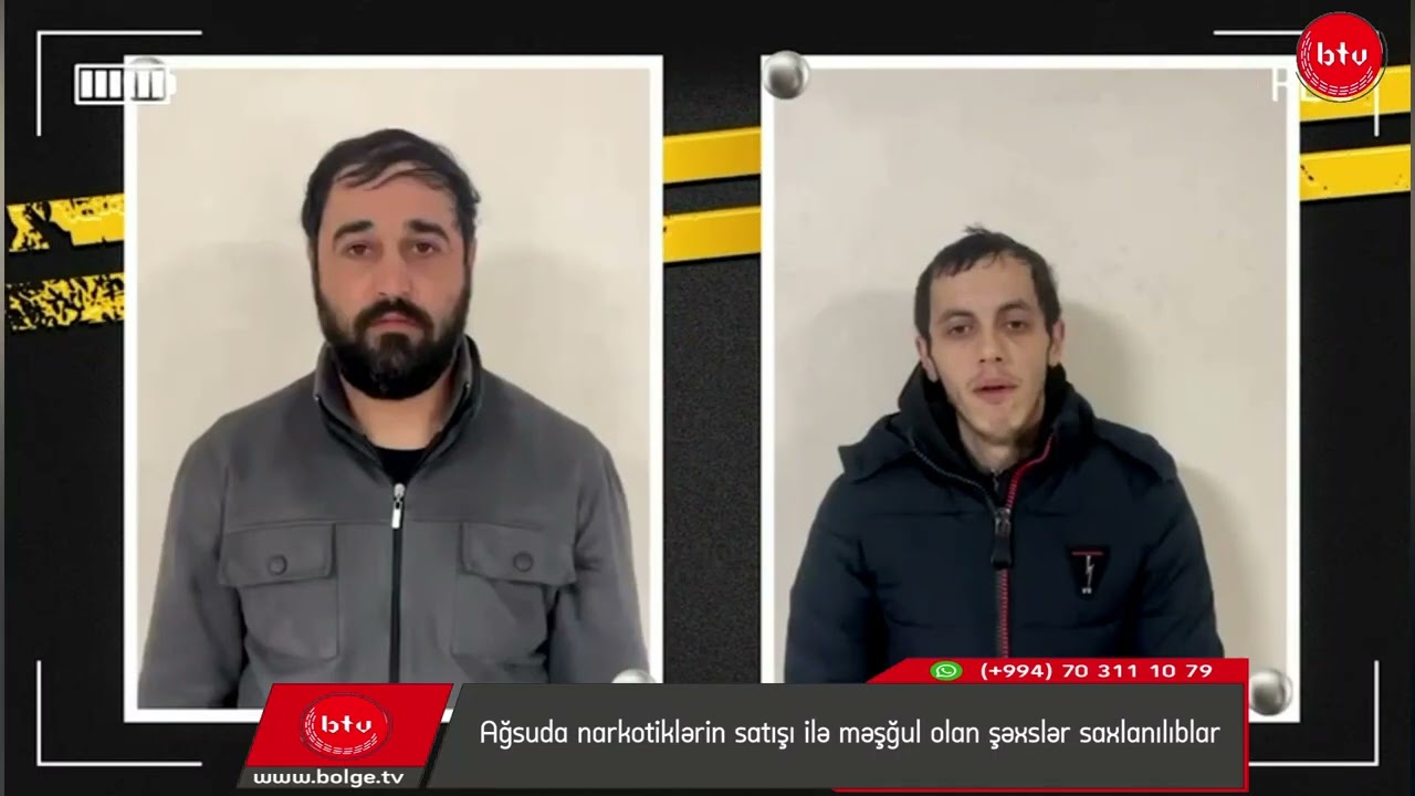 Ağsuda narkotiklərin satışı ilə məşğul olan şəxslər saxlanılıblar