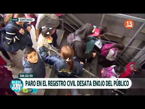 Nuevo paro en el Registro Civil provoca caos | Bienvenidos
