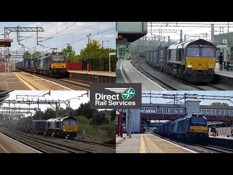Tesco Direct Rail Services Compilation #freight #trains