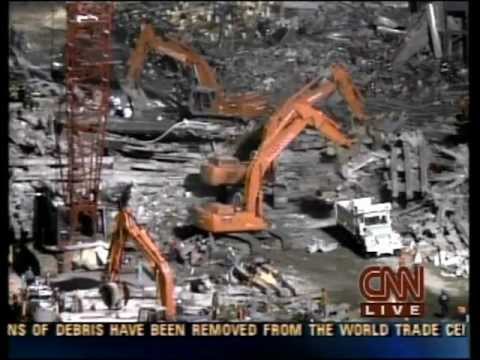 CNN 9/11 LIVE TV Coverage (9/16/01) 3:00 A.M - 3:15 A.M