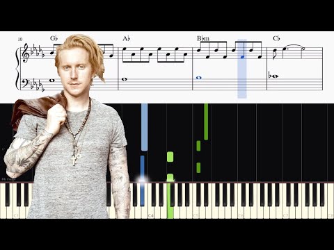 We The Kings - Sad Song (feat. Elena Coats) - Piano Tutorial + SHEETS