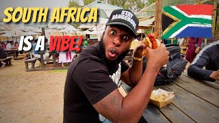 Black Americans Visit Fourways Farmers Market In South Africa