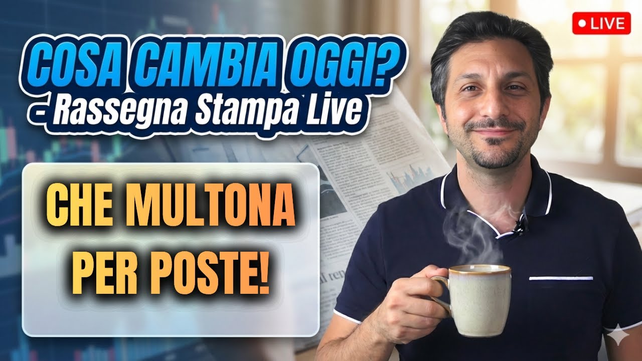 POSTE ITALIANE CHE BATOSTA! - Azioni a rischio?