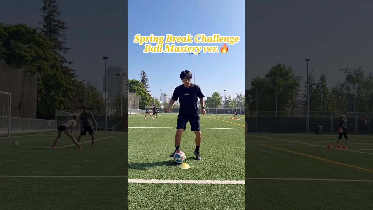 Spring Break Challenge! Follow for Daily.#youthsoccer #soccer #japanfootball #soccerdrills