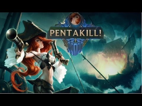 1v5 MISS FORTUNE ULT PENTA - LEAGUE OF LEGENDS