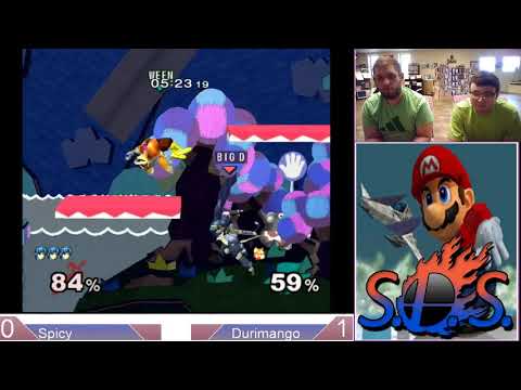 SOS #13 Melee - Durimango (Marth) VS Spicy (Fox, Jigglypuff) - Losers Finals - SSBM