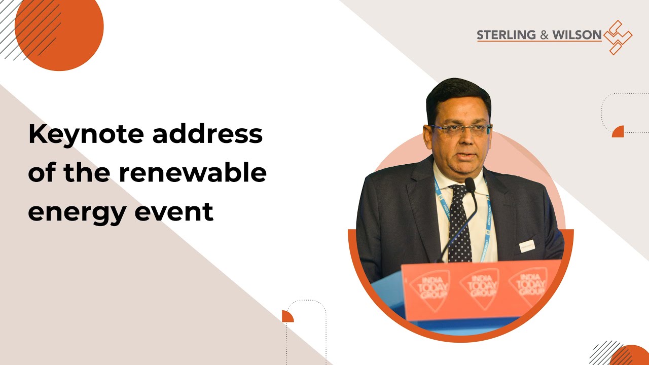 Amit Jain, Global CEO, Sterling And Wilson Renewable ... - YouTube
