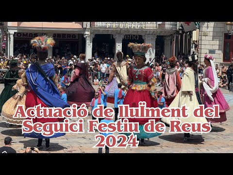 Tronada i actuació de lluïment del Seguici Festiu de Reus (Festa Major de Reus 2024)