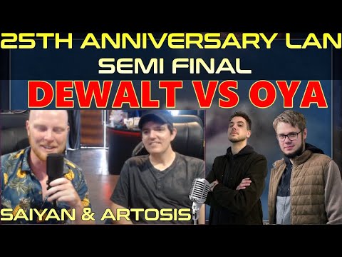 25th Anniversary LAN - Semi Final 1 - OyA vs Dewalt + Interviews - Casted by Artosis & Saiyan