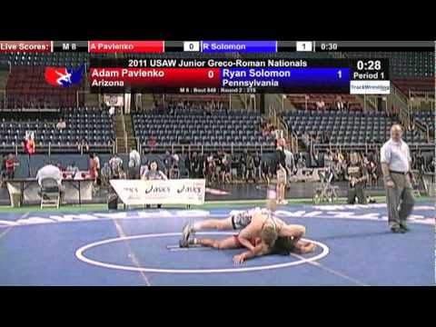 Junior Greco 215 - Ryan Solomon (PA) vs. Adam Pavlenko (AZ)